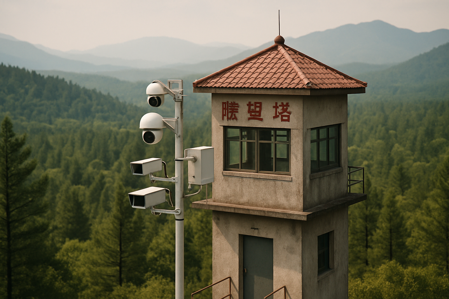 森林防火瞭望塔与监控系统